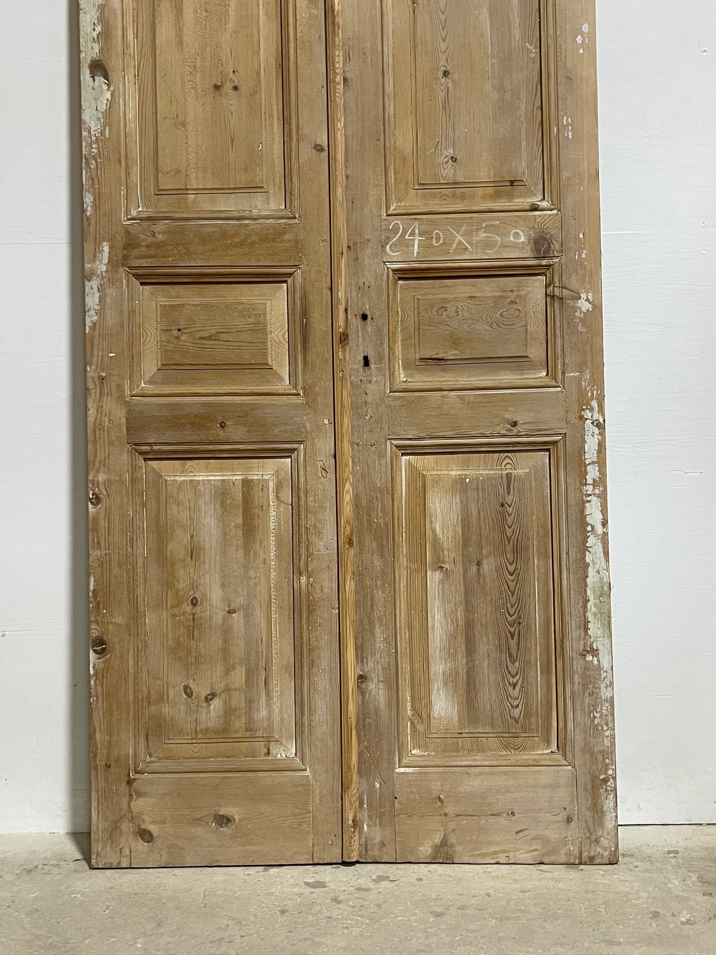 Antique French panel doors (94.5x39.25) I184