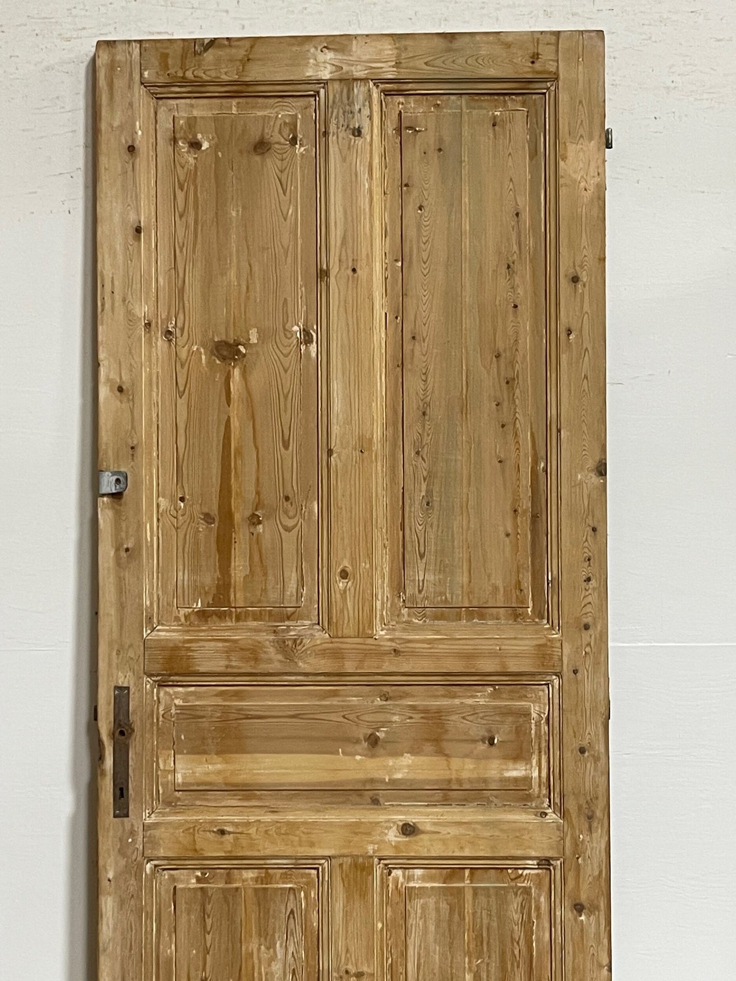 Antique French panel door (87.75x32.5) I206