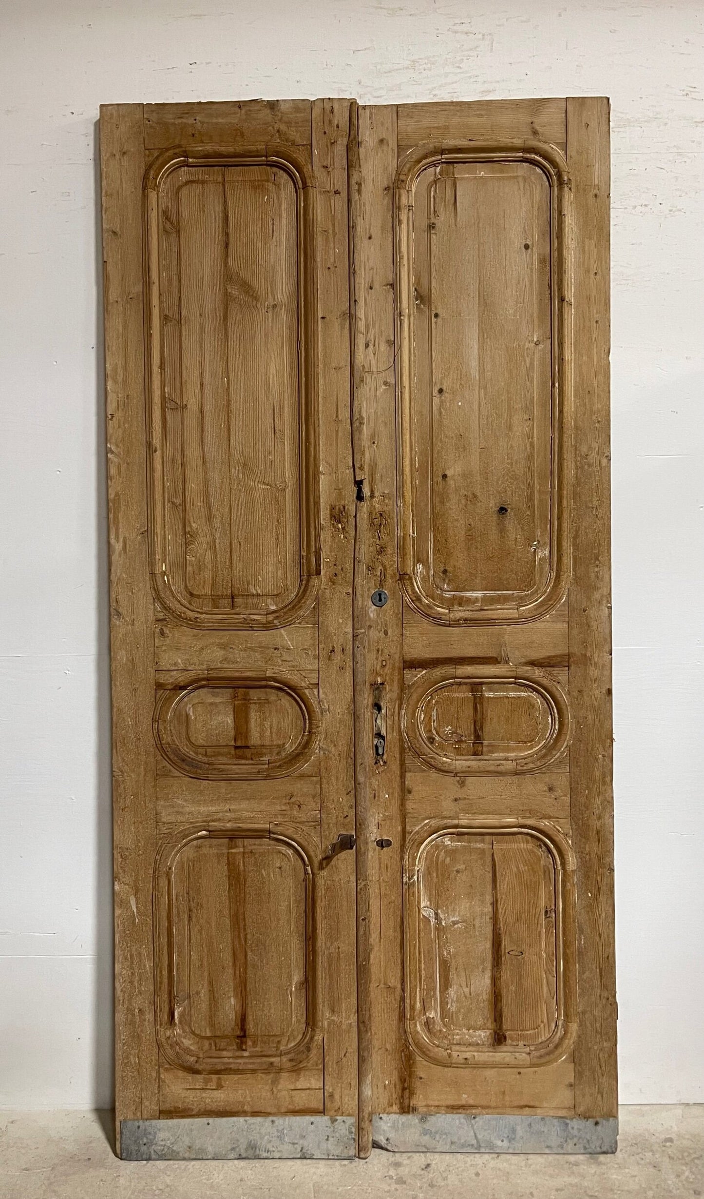 Antique French panel doors (101.75 x 48.5) I053