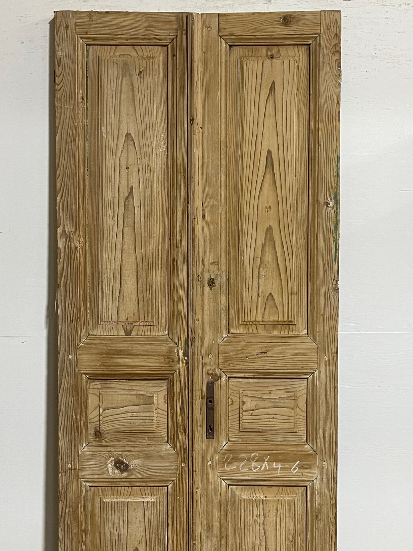 Antique French panel doors (89.75x36.25) I114