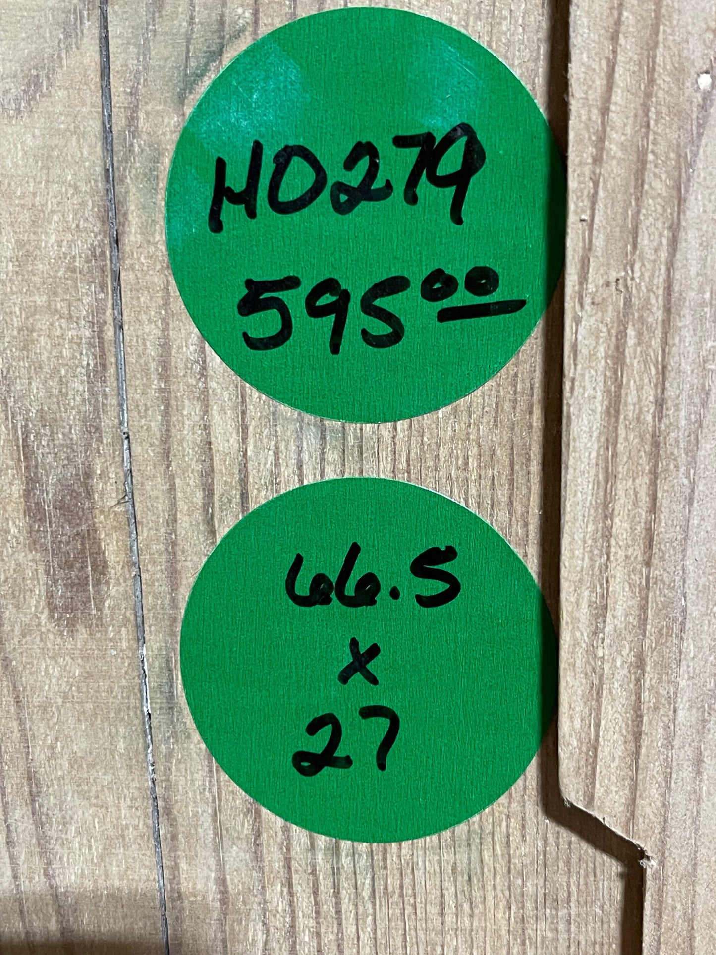 Antique arched mirror (66.5x27) H0279s