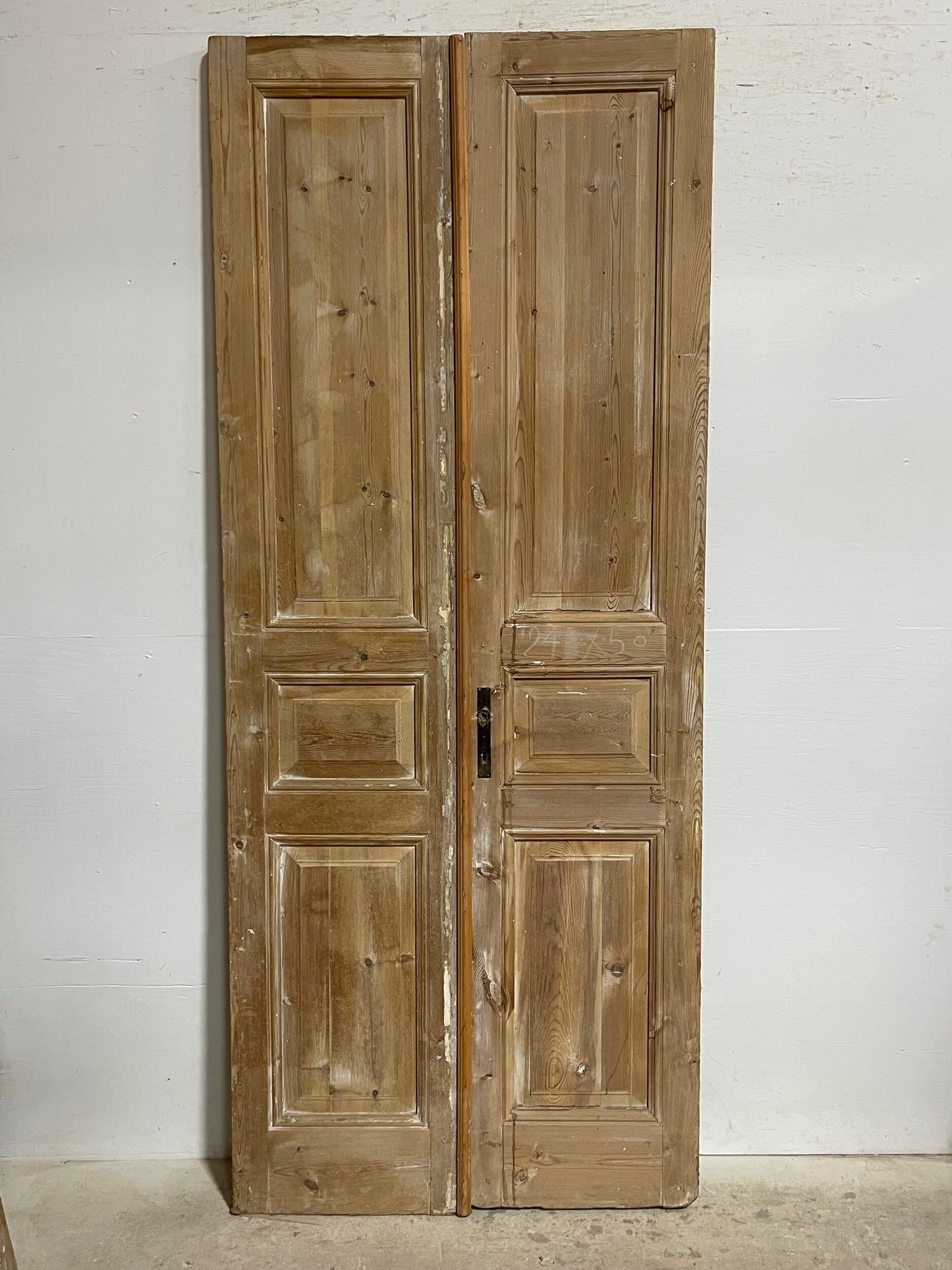 Antique French panel doors (95x39) I145