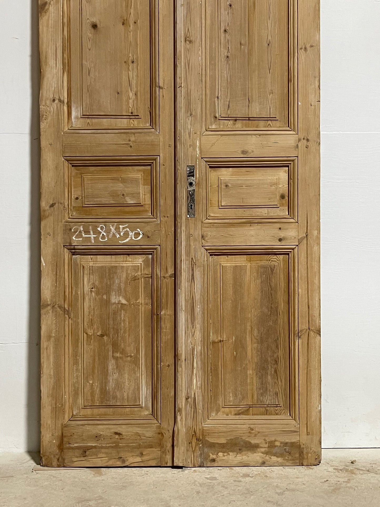 Antique French panel doors (97.75x40) I170