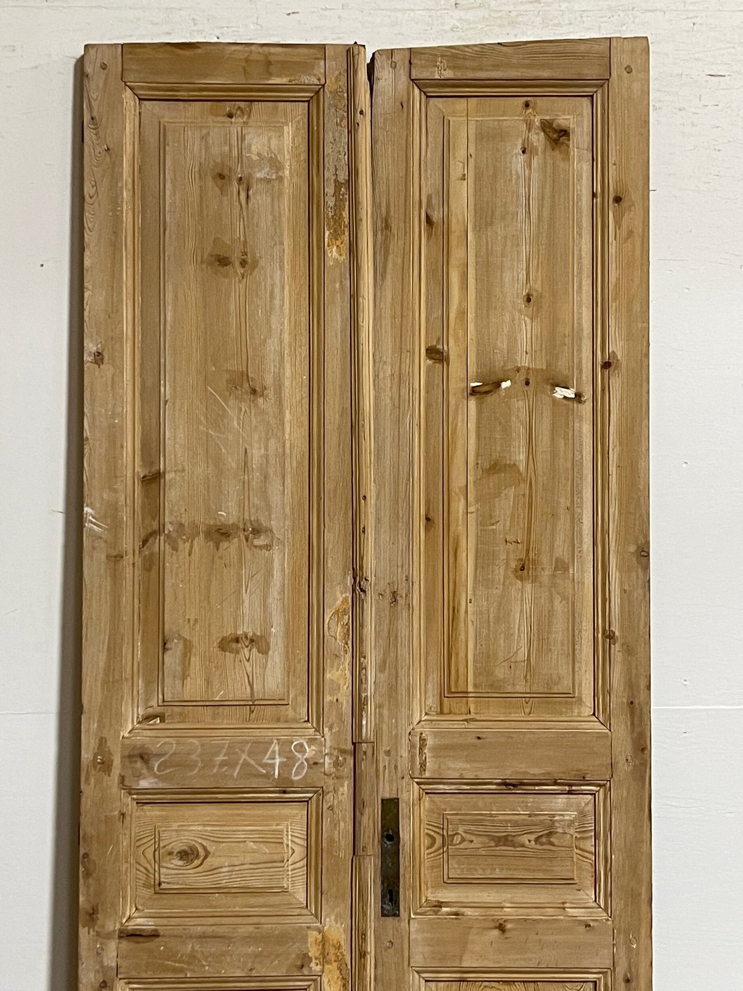 Antique French panel doors (93.5x38) I174