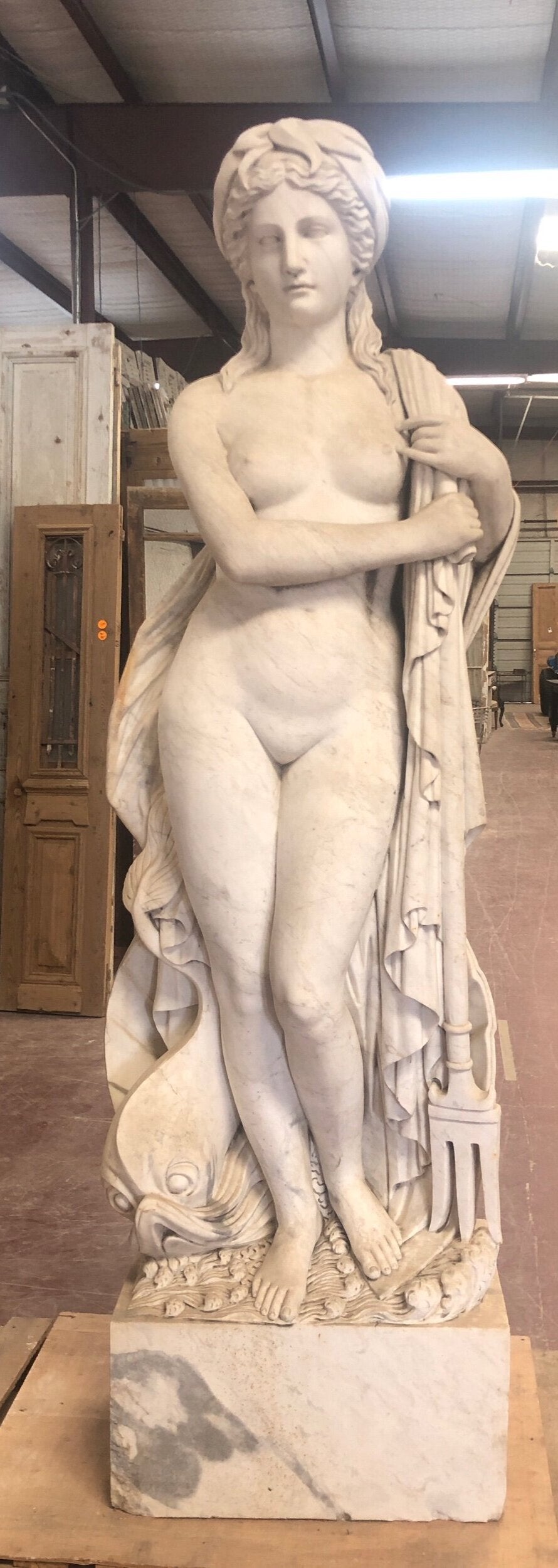 Marble statue