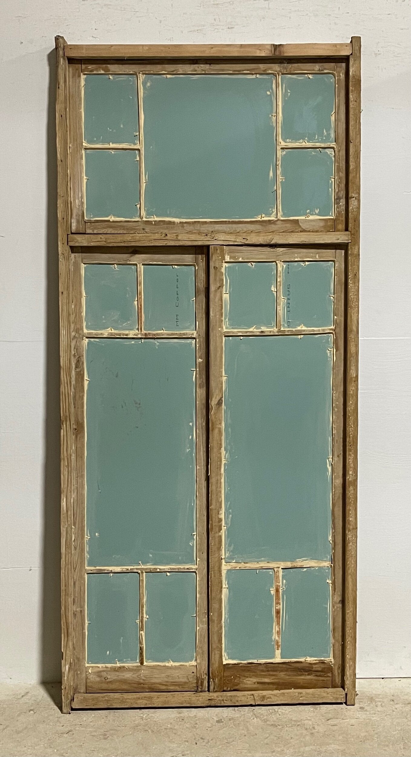 Framed 3 panel mirror (85.75x38.5) H0296s