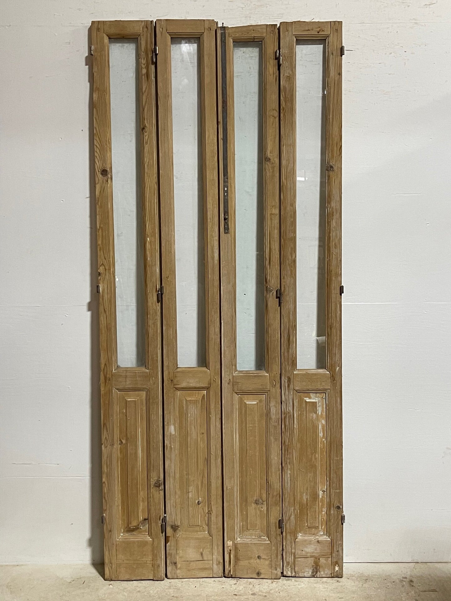 Antique French doors with glass (96.5x42) H0245s