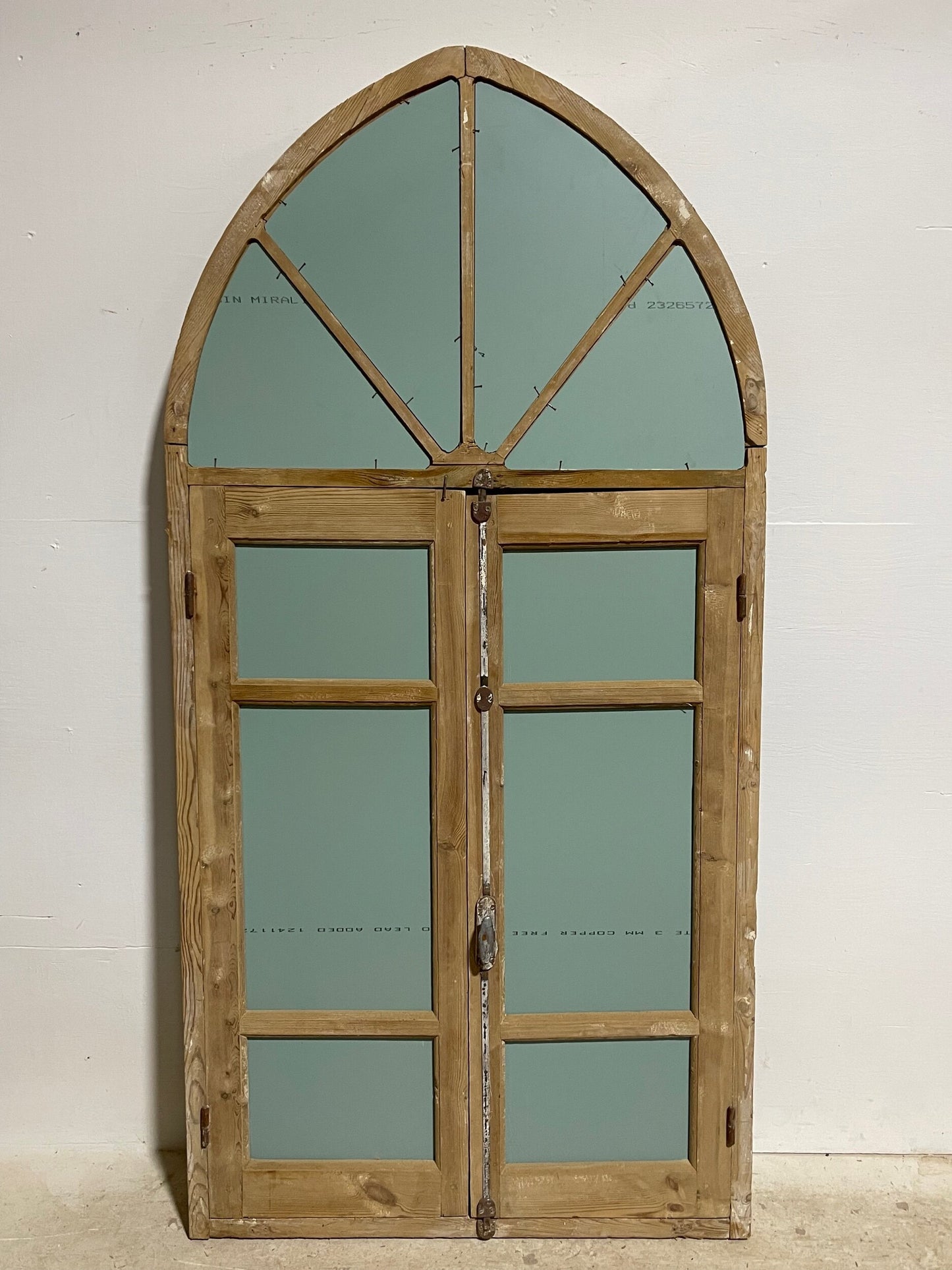 Framed arched mirror (77x38.25) H0290s