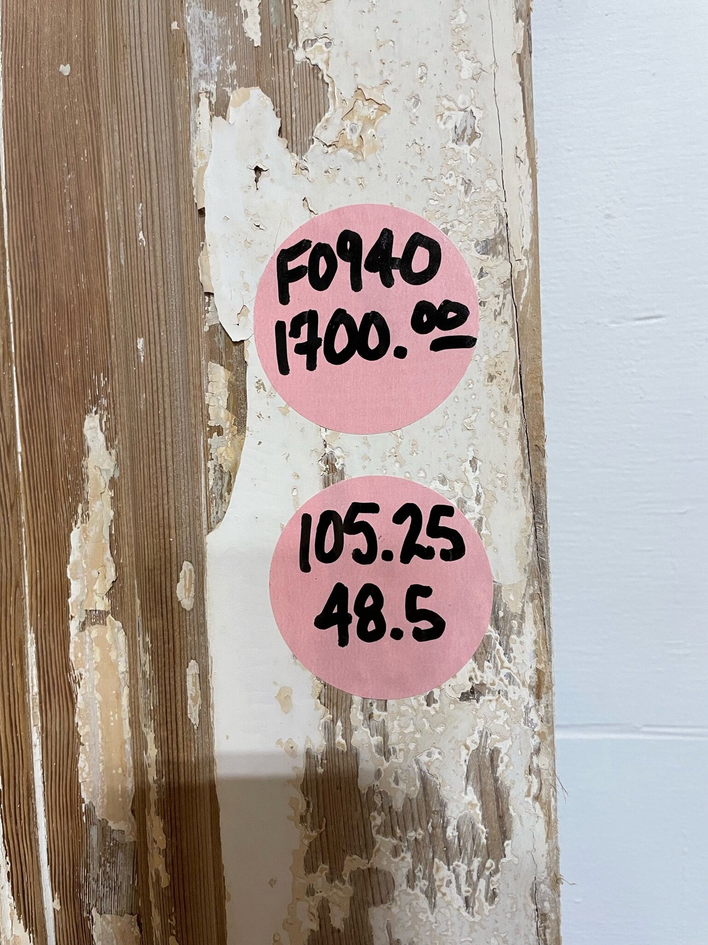 Antique French door (105.25x48.5) F0940