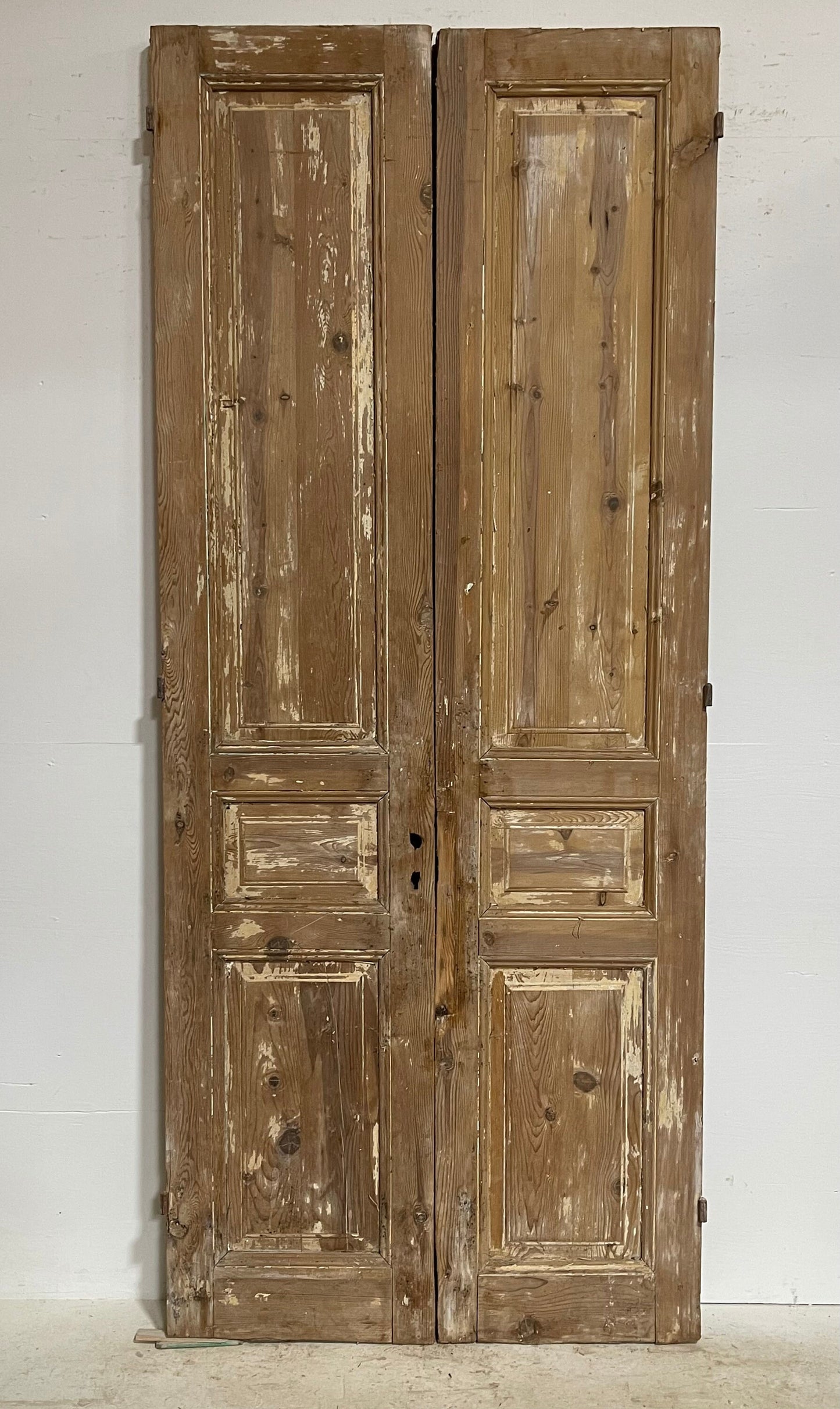 Antique French panel doors (103.25x43.25) G0138s