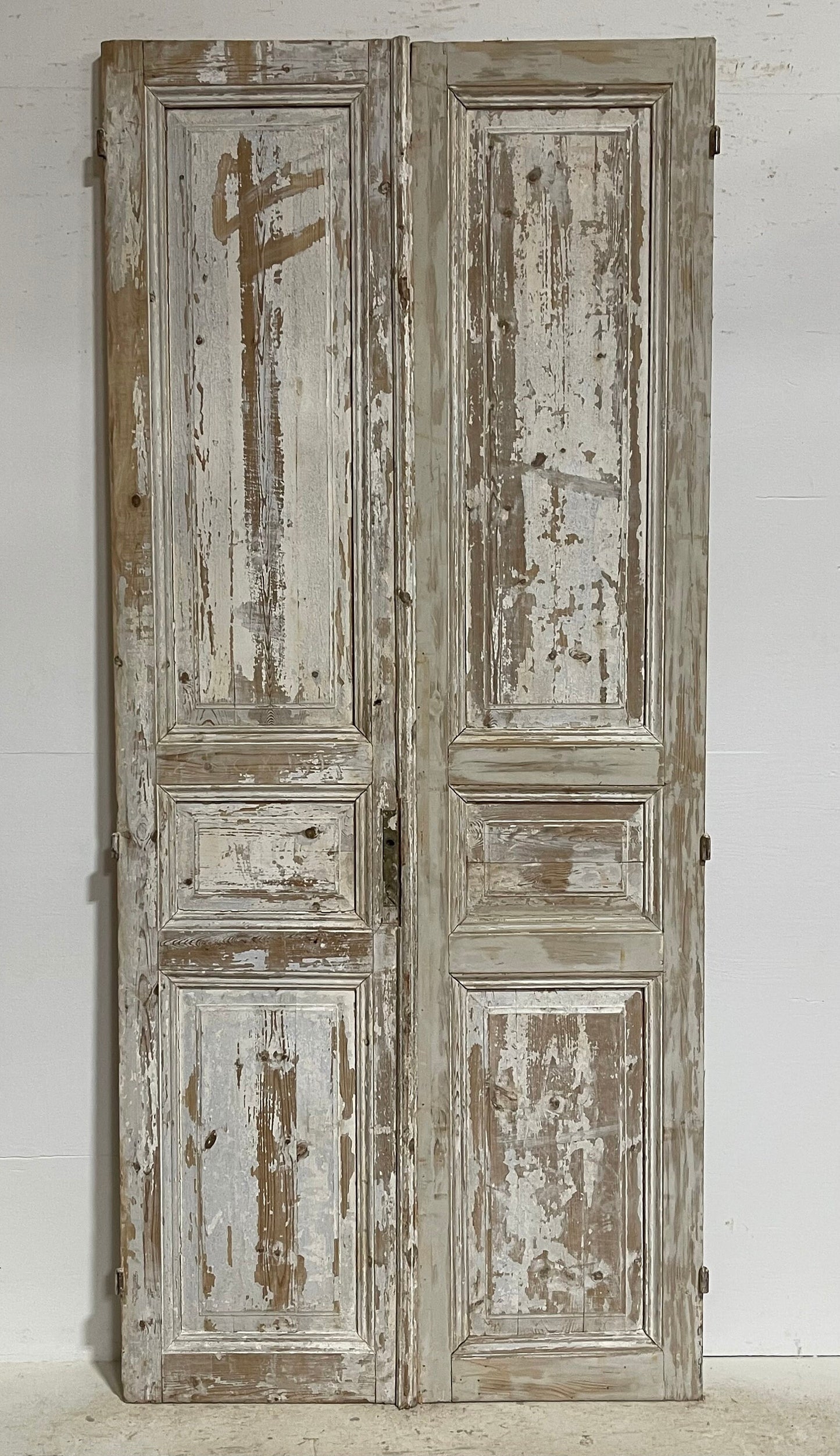 Antique French panel doors (98.5x43.25) G0141s