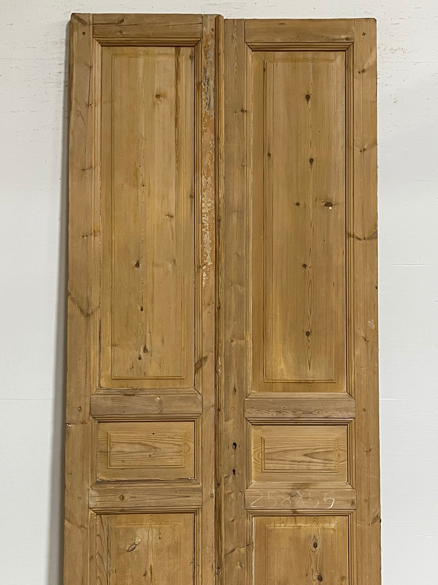 Antique French panel doors (101.5x42.75) G0182s warp