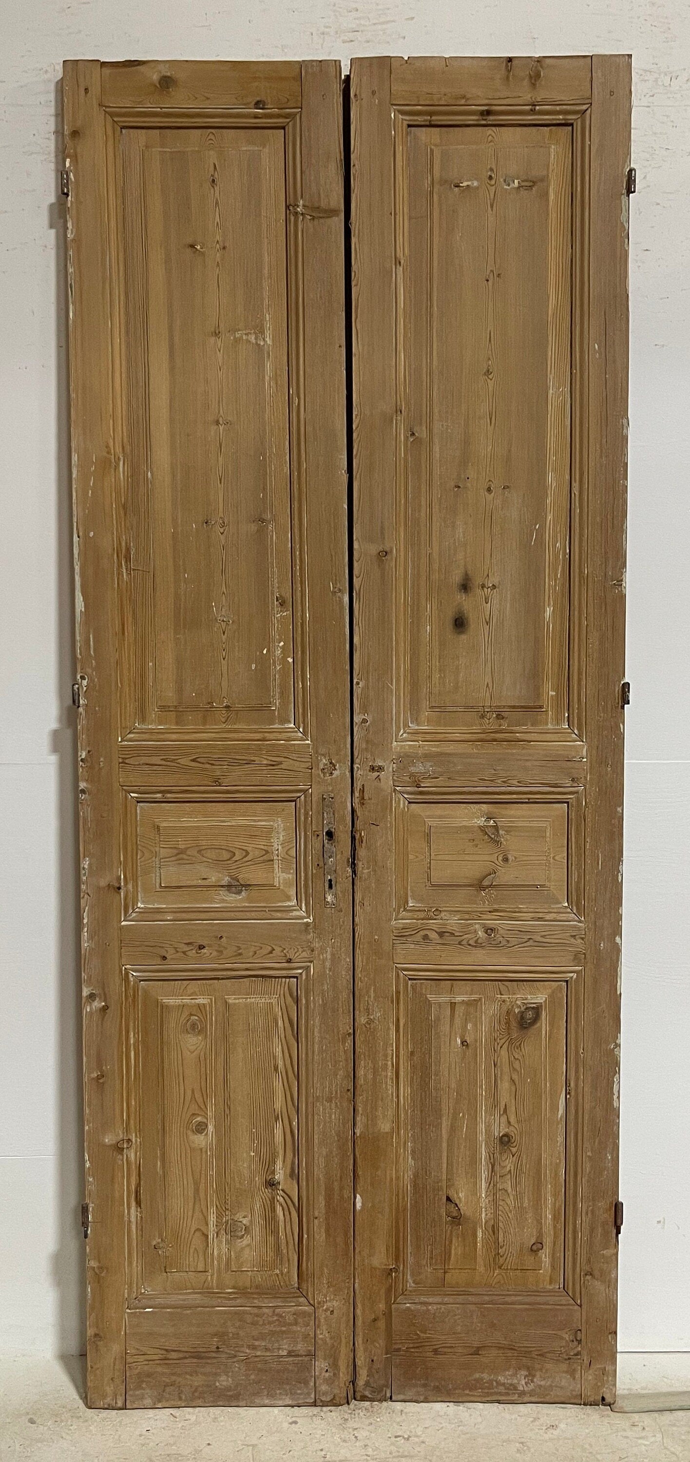 Antique French panel doors (98x39.75) G0185s