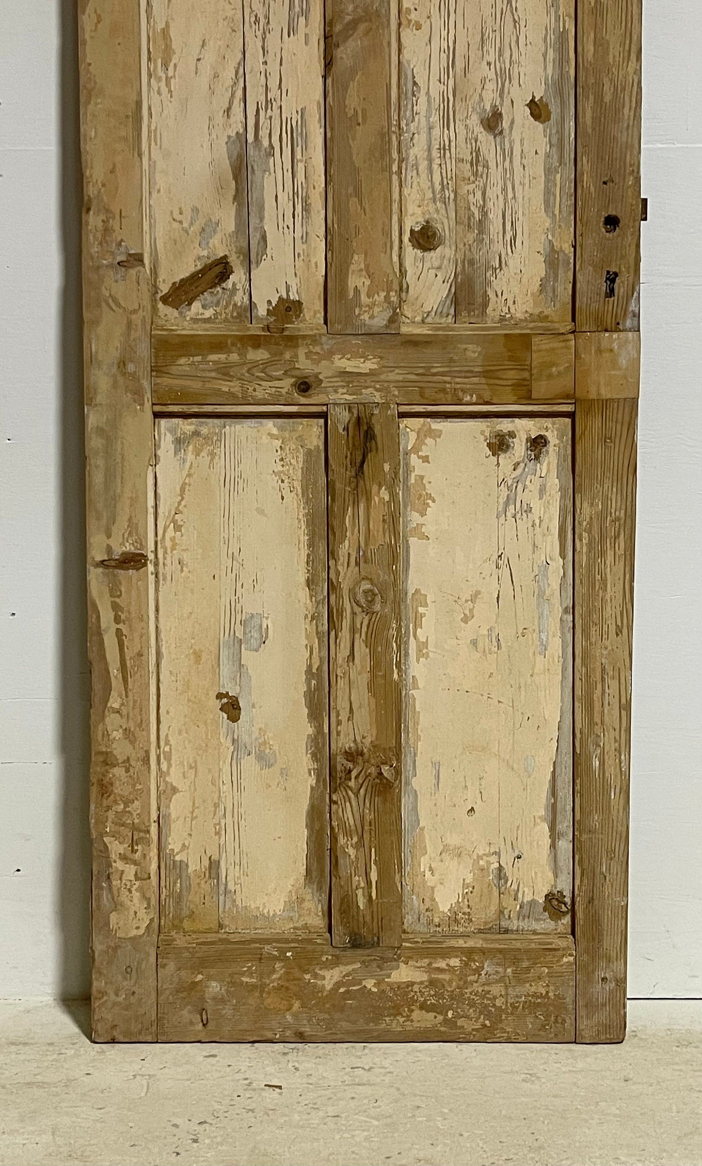 Antique French panel door (87x29.25) G1214s