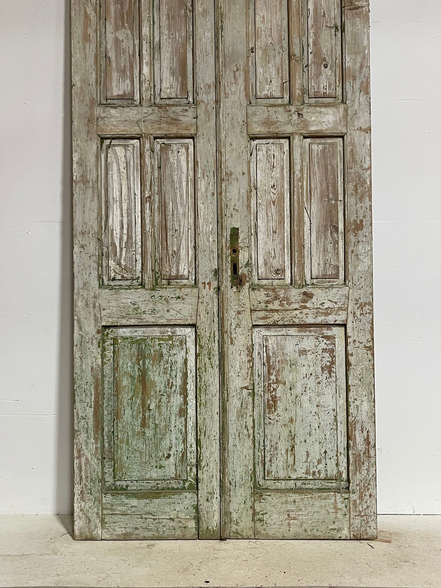 Antique French panel doors (97.5x45.25) G0123s