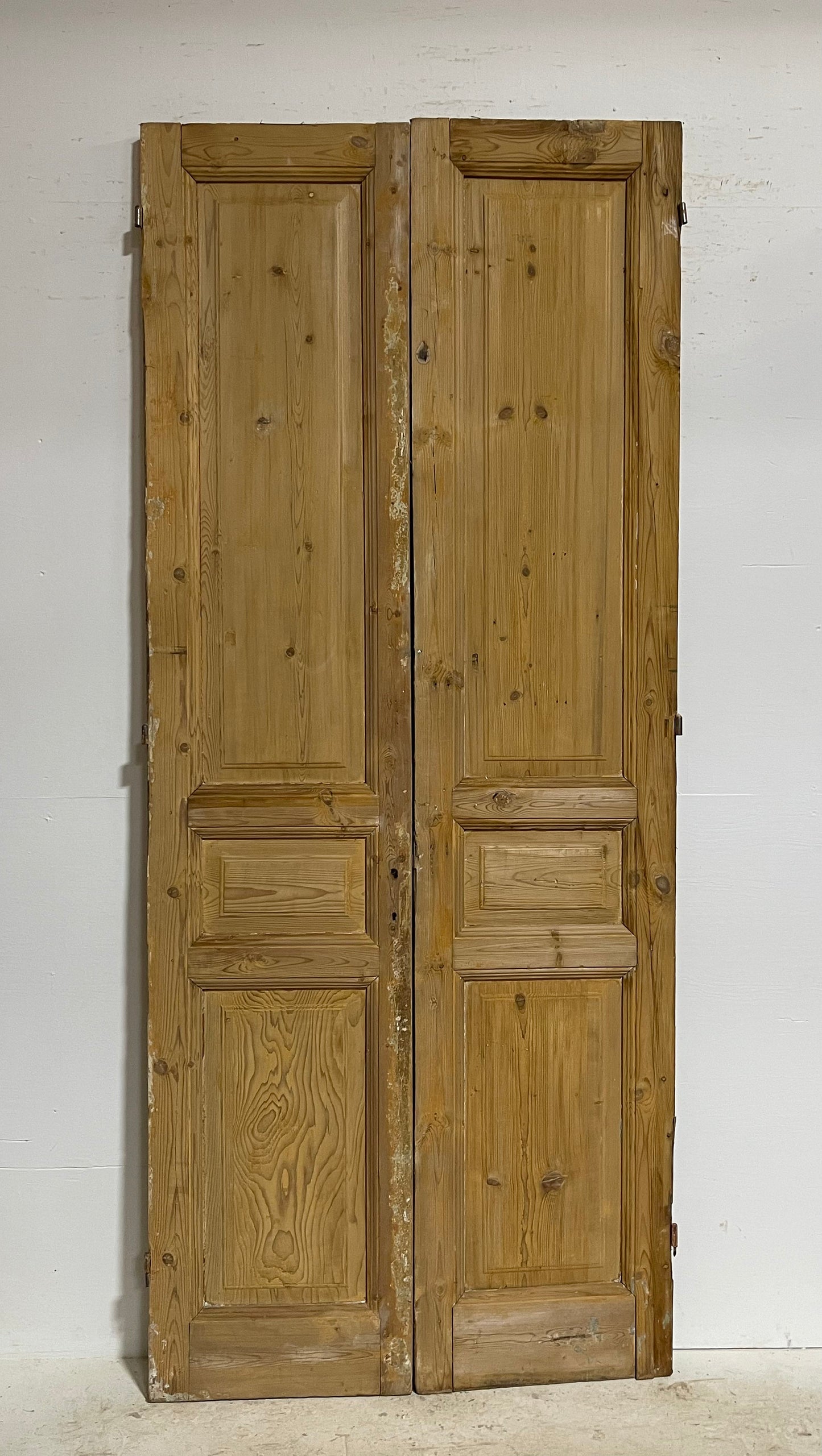 Antique French panel doors (101.75x42.75) G0149s warp
