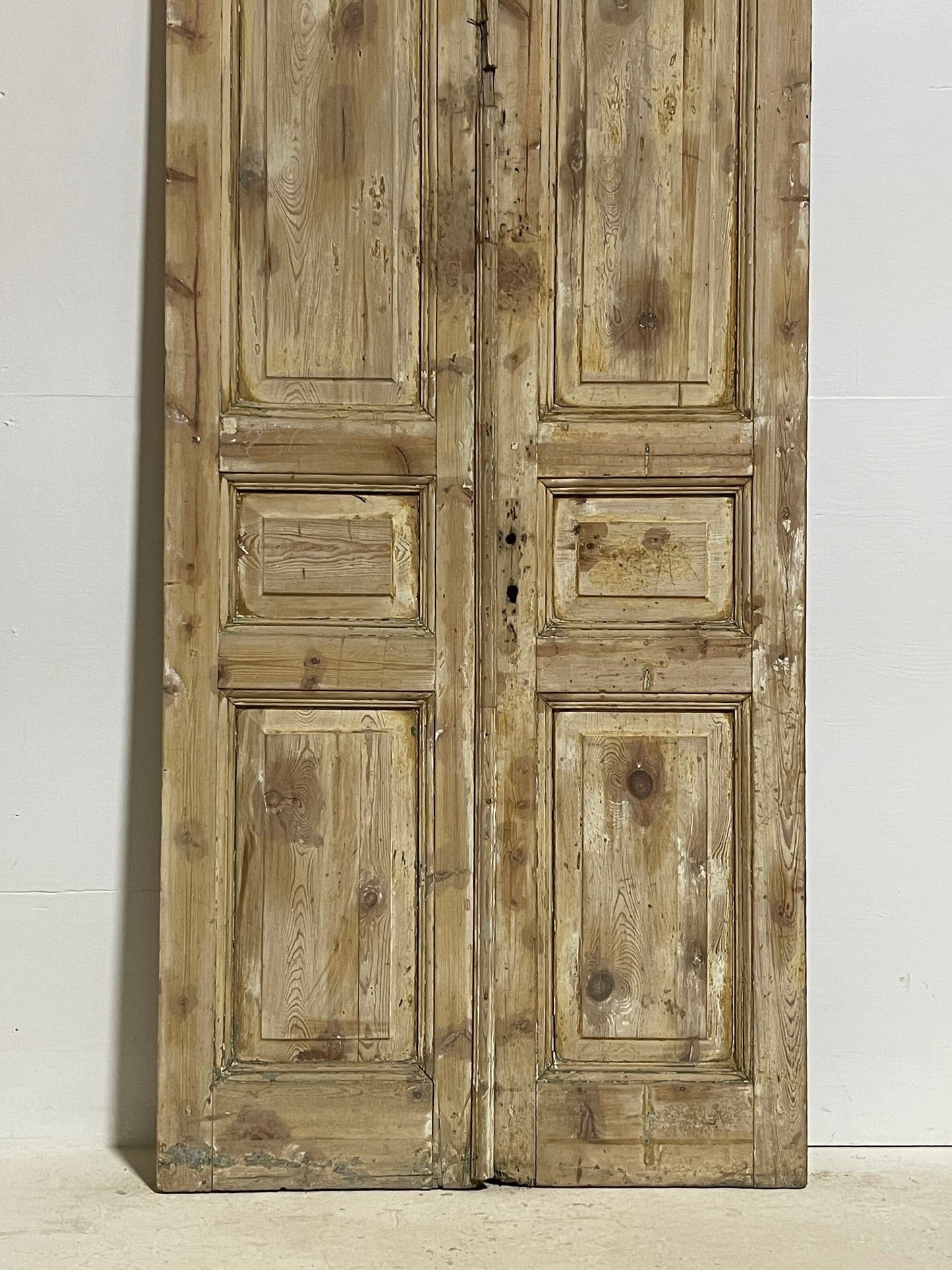 Antique French panel doors (92.25x38.75) G0177s