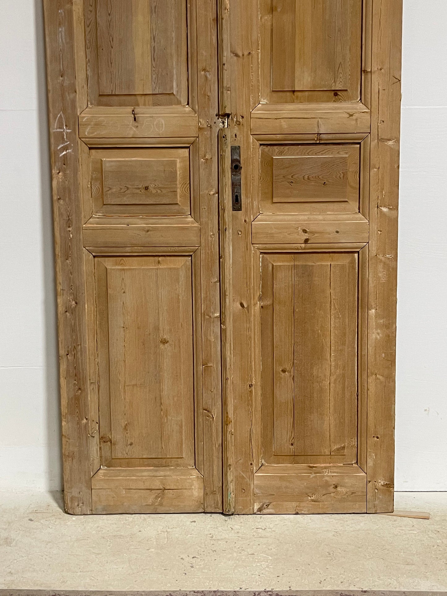 Antique French panel doors (90.75x39.5) G0189s