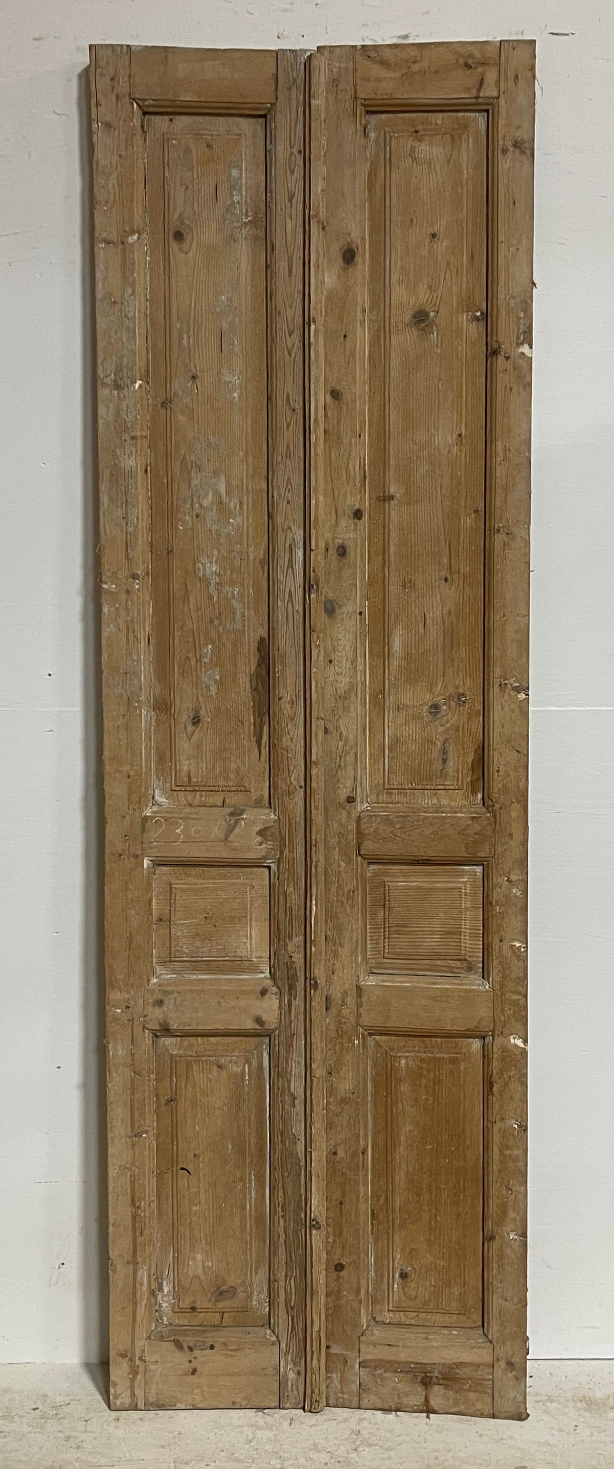 Antique French panel doors (90x28.25) H0028s