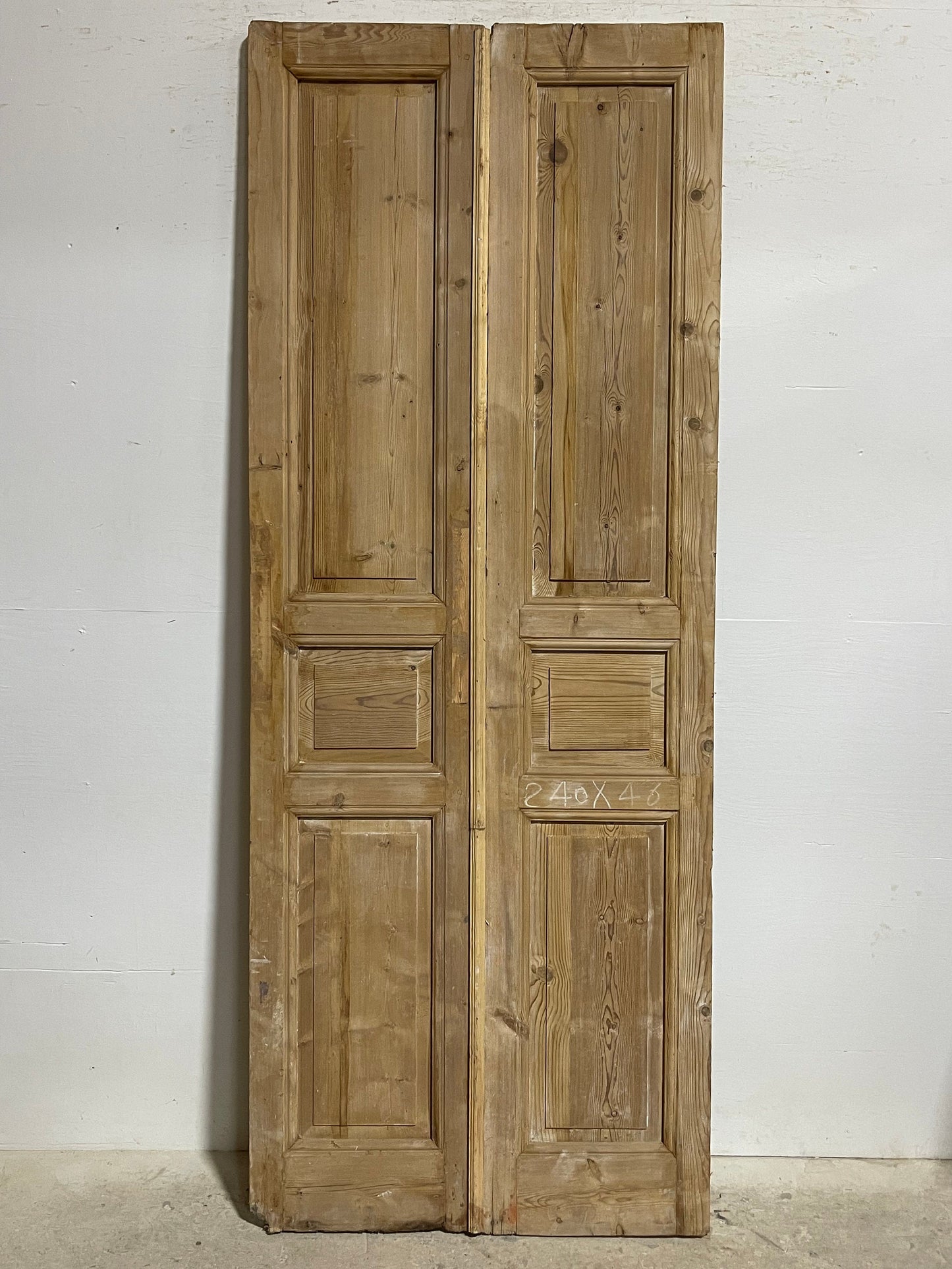 Antique French panel doors (94x36.5) I094s