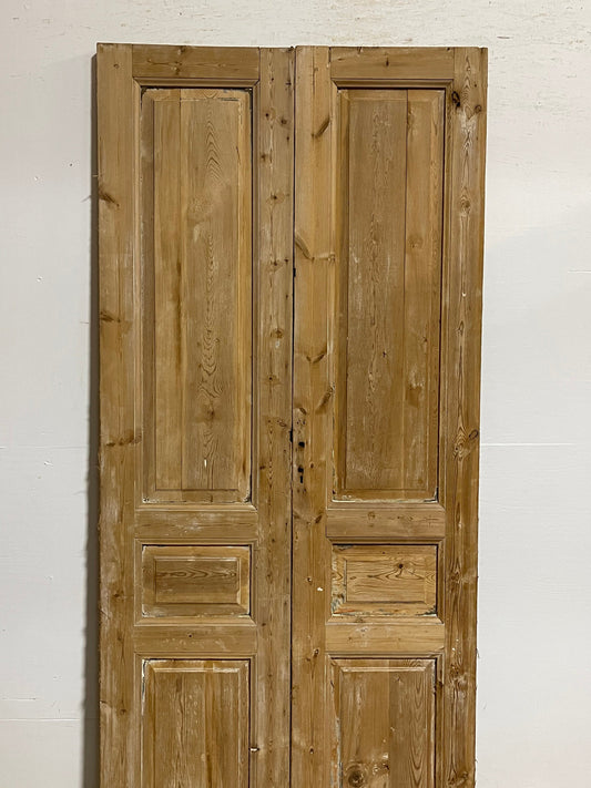 Antique French panel doors (90.25x40.5) I112s
