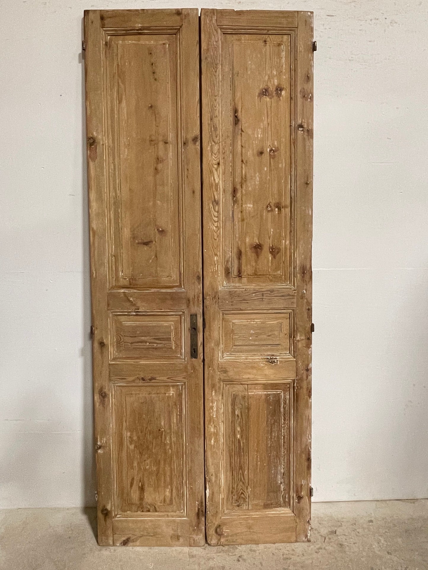 Antique French panel doors (92x38) I109s