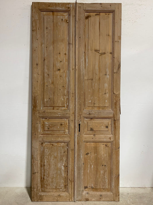 Antique French panel doors (99x44.5) I105s