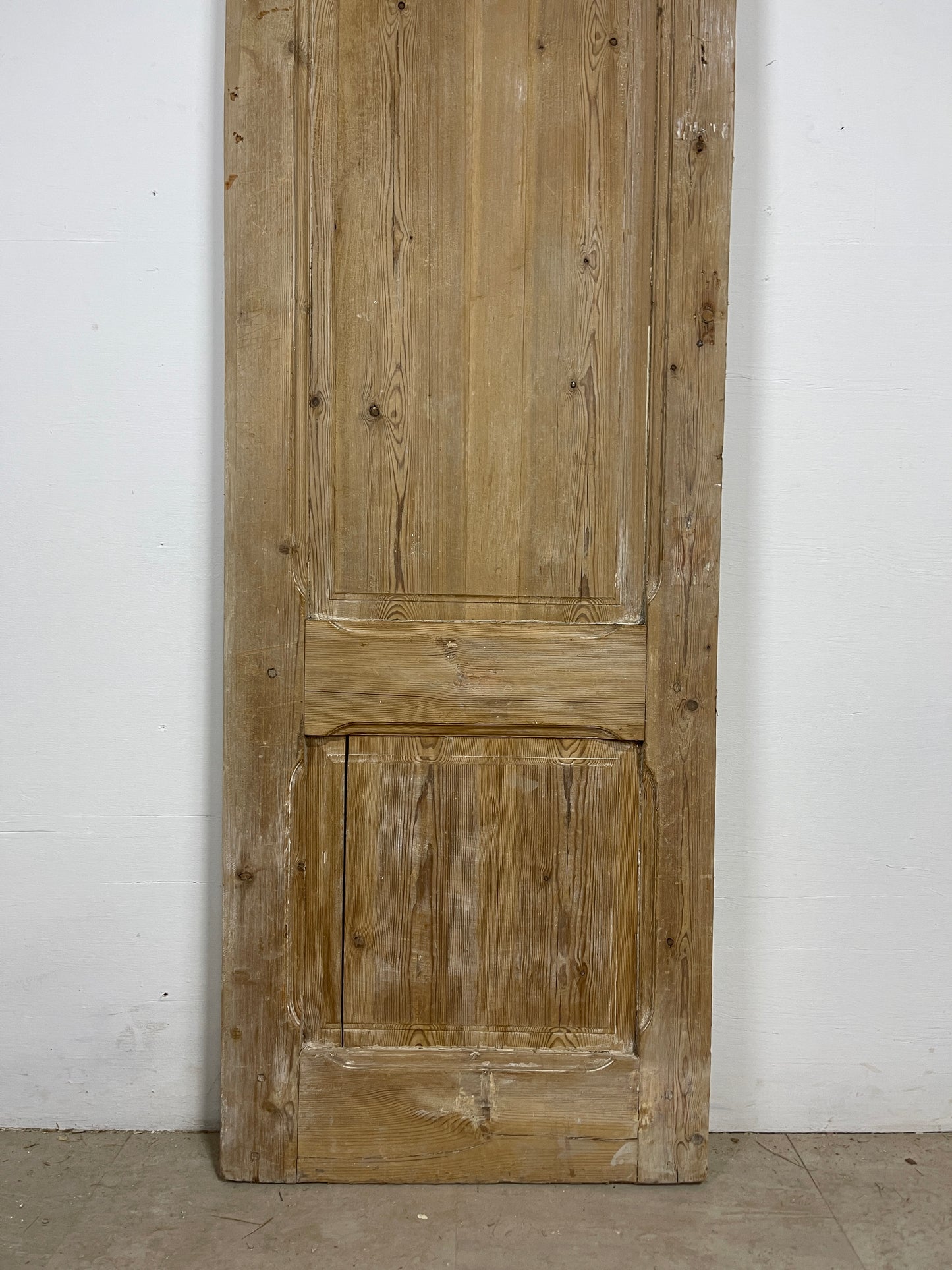 Antique French Panel Door - Single with glass (92.5x24.75) O263