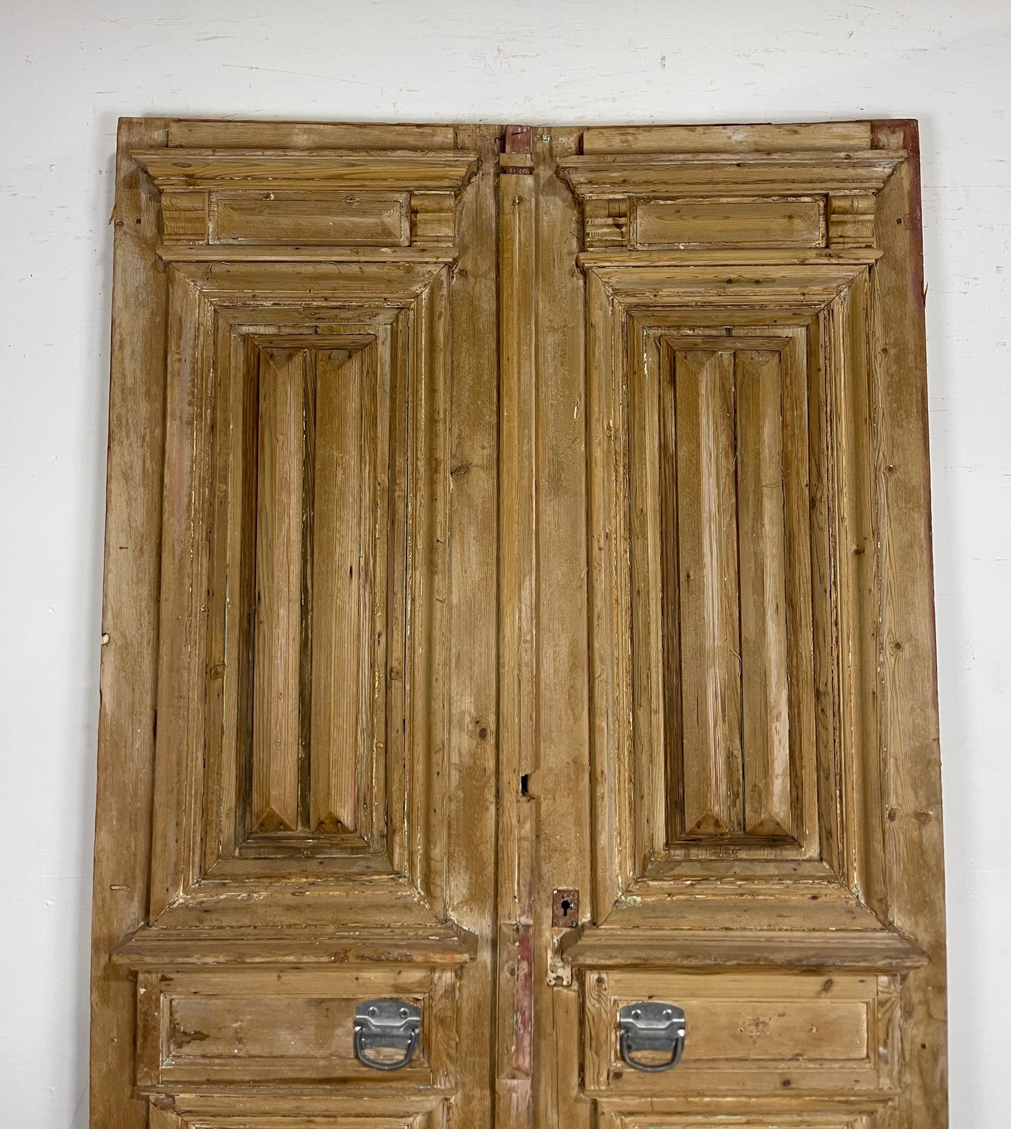 Antique French panel doors with Carvings (99 x 55)  P 14
