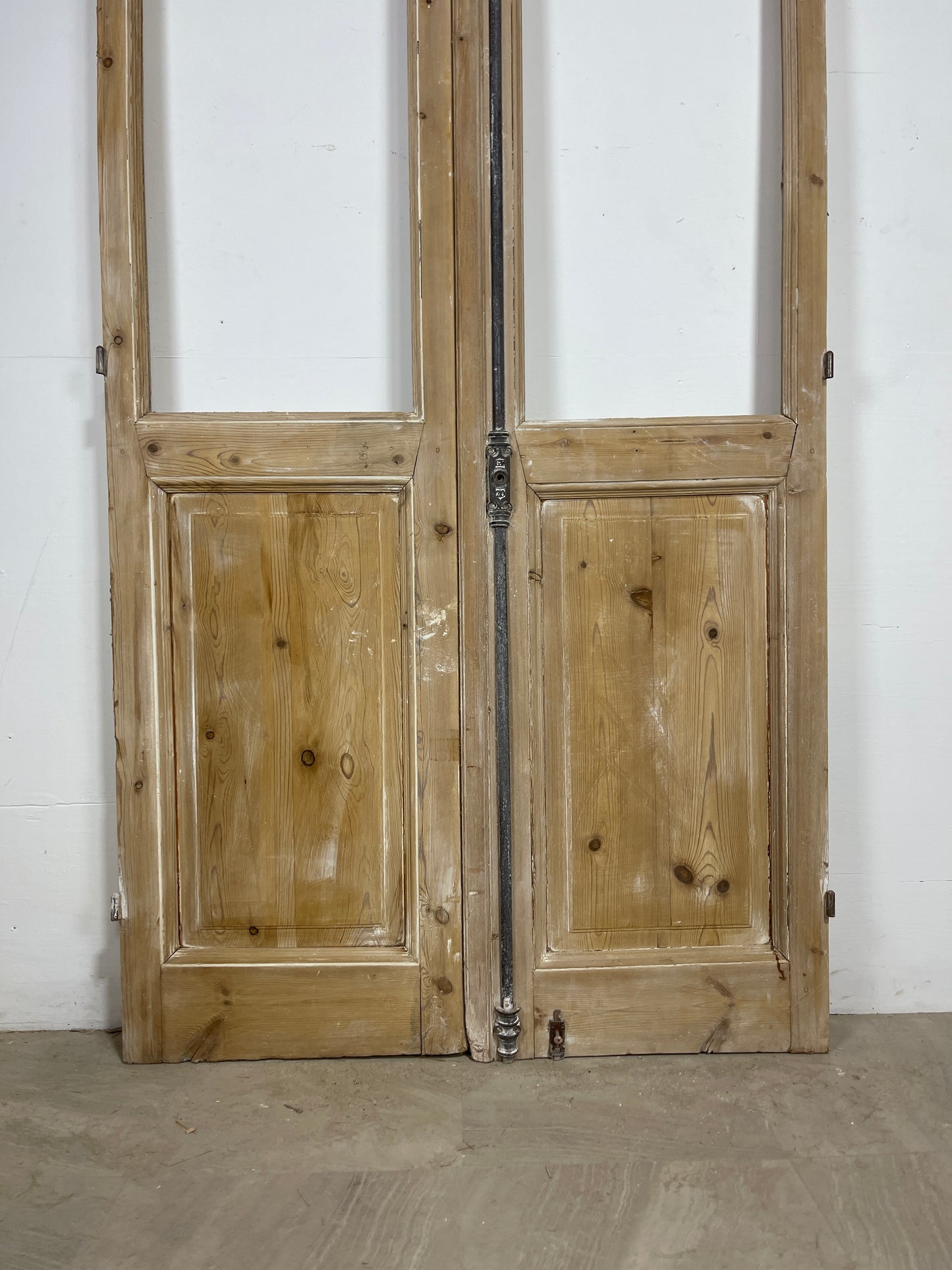 Antique French panel doors with Glass (112.25x47.5) O300