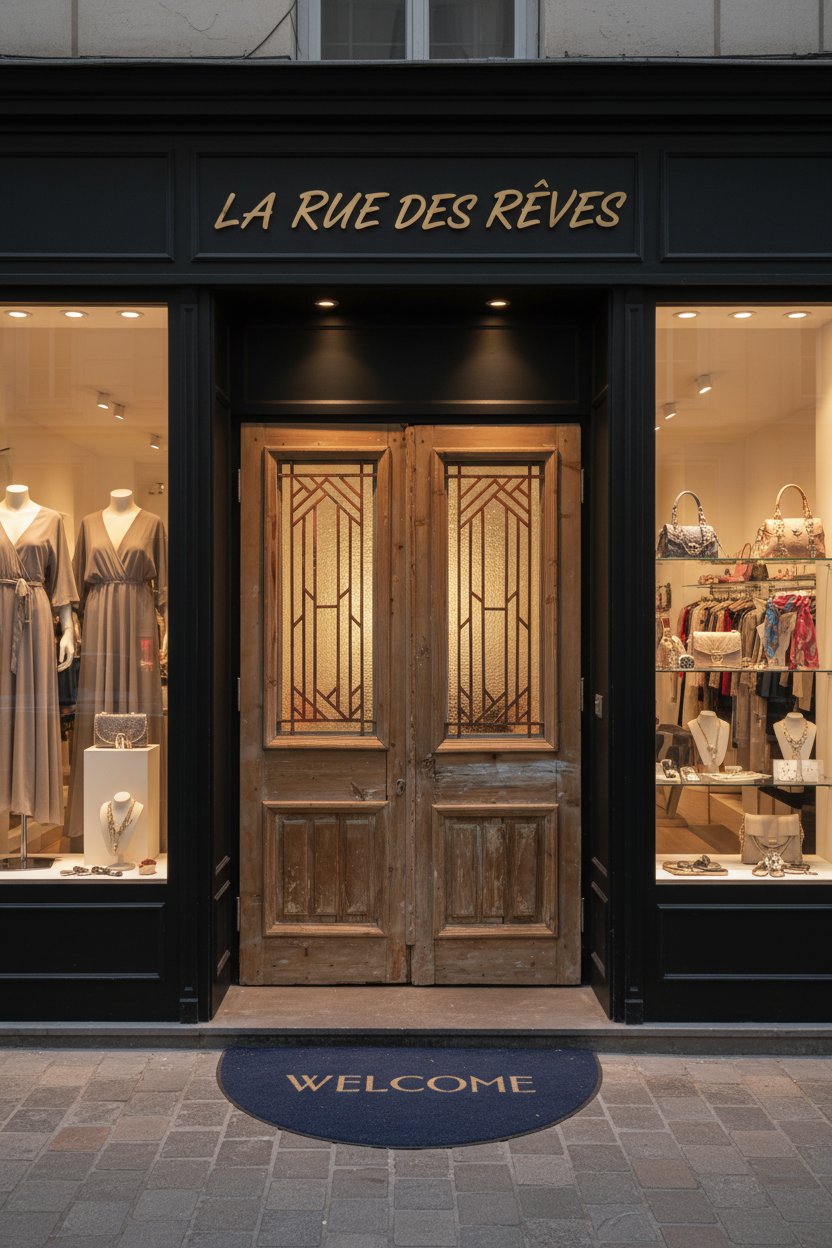 Antique French panel doors with Metal (87 x 54) P62