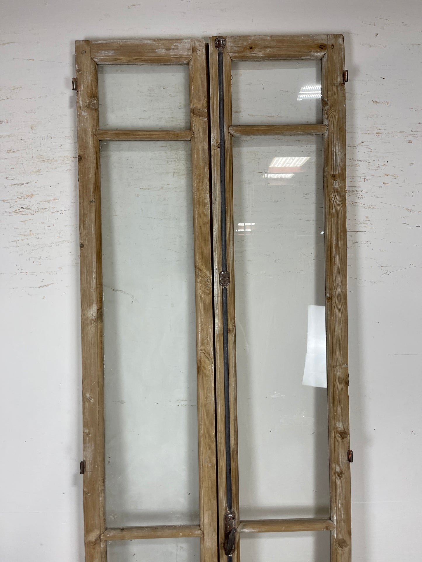 Antique French panel doors with Glass (106.25 x 31.5) O292
