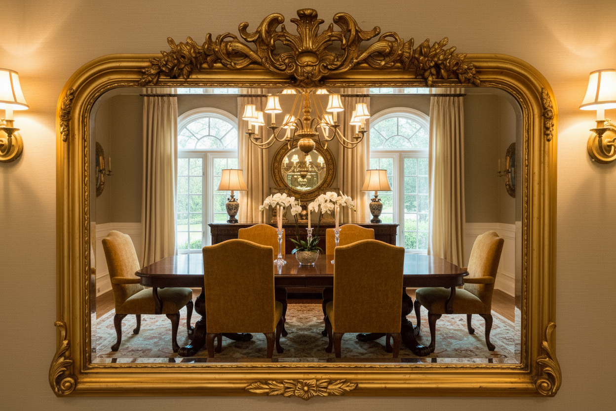 French Inspired mirror (43x53.5)) K903