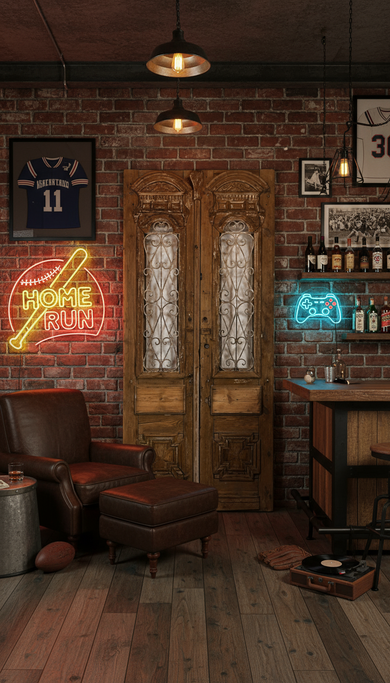 Antique French panel doors with Metal (95x41) P96