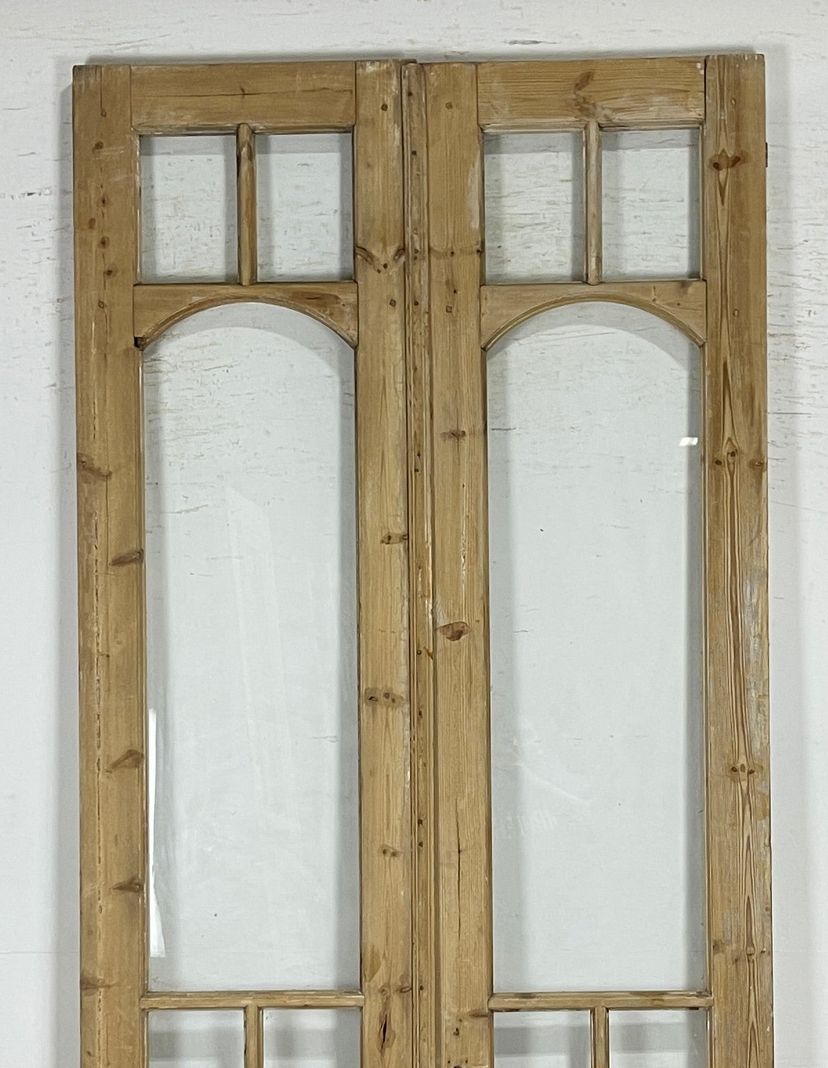 Antique French panel doors with Glass (105x44) P142