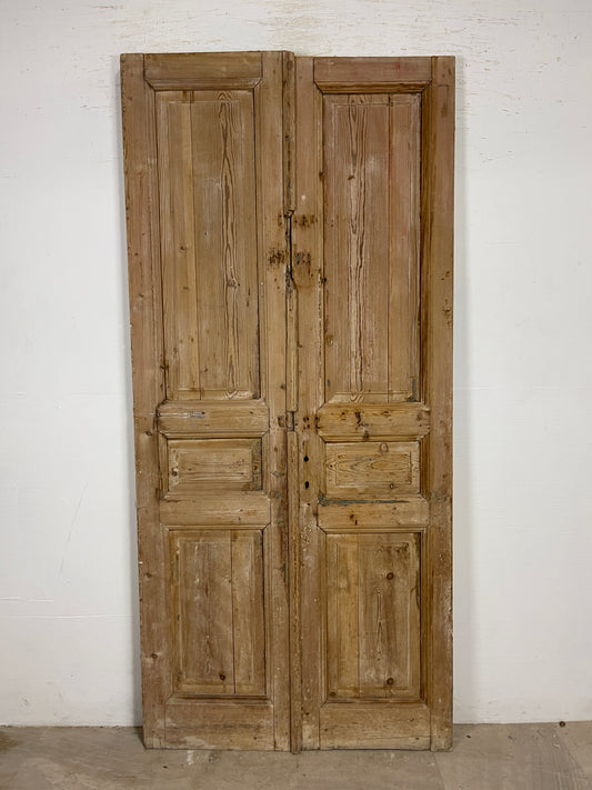 Antique French panel Doors (89.5x41.5) O214