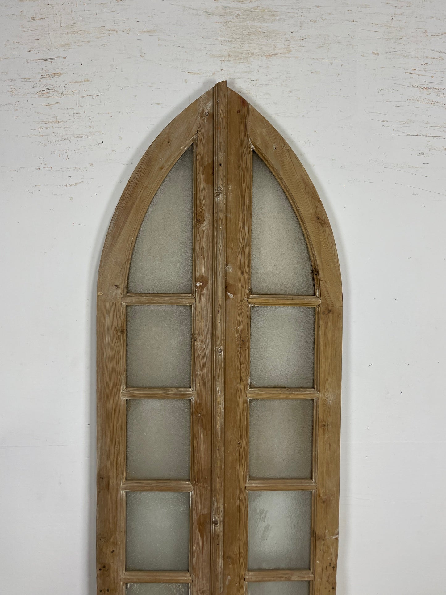 Antique French panel doors with Glass P10