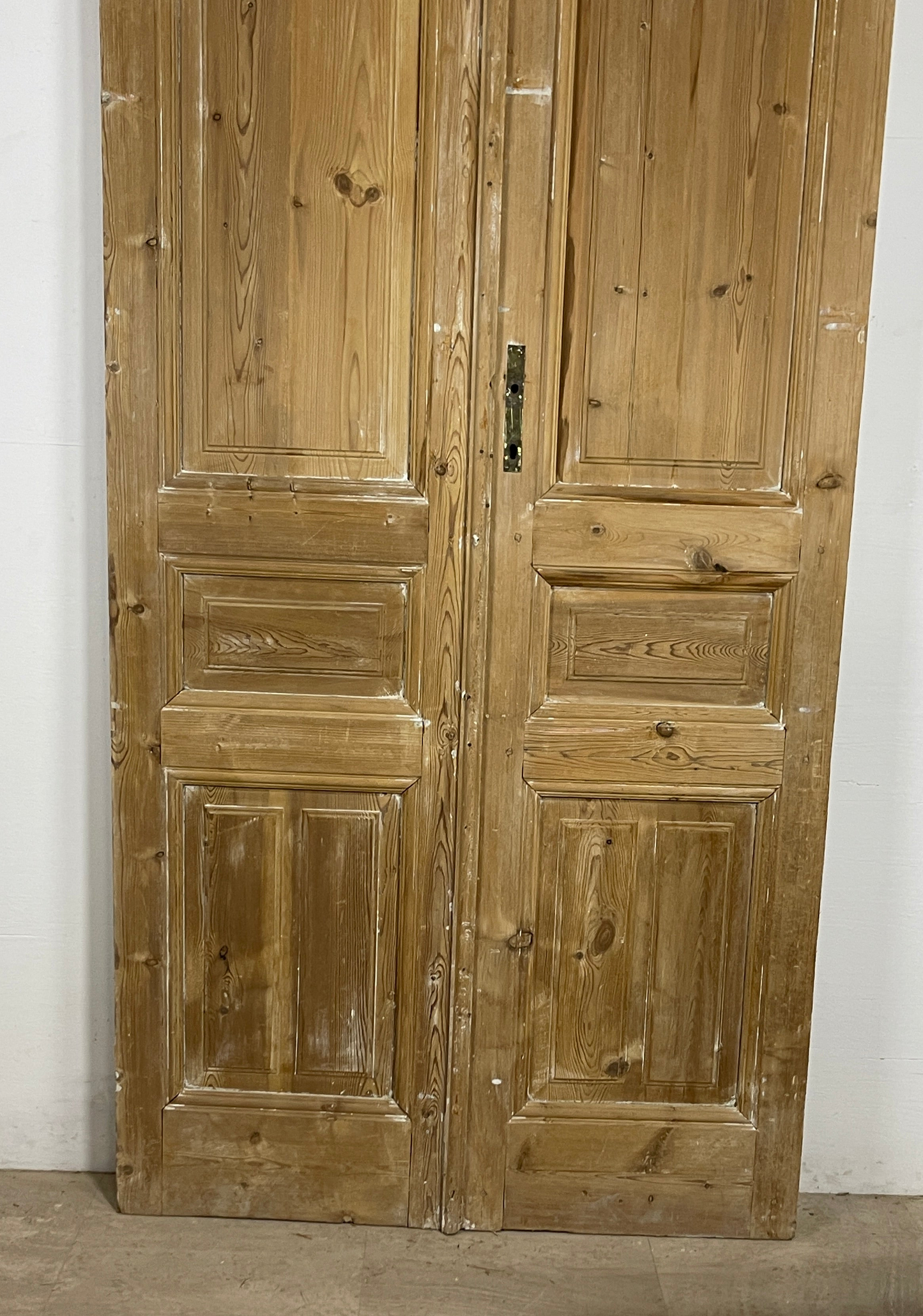 Antique French panel doors with Carvings (98 x 44) P56