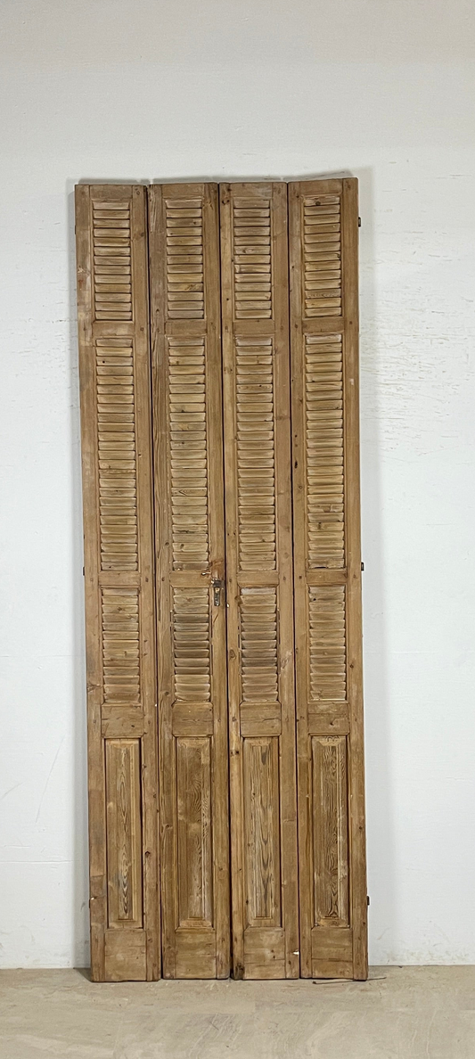 Antique French Shutters 4 piece (116x41) P998