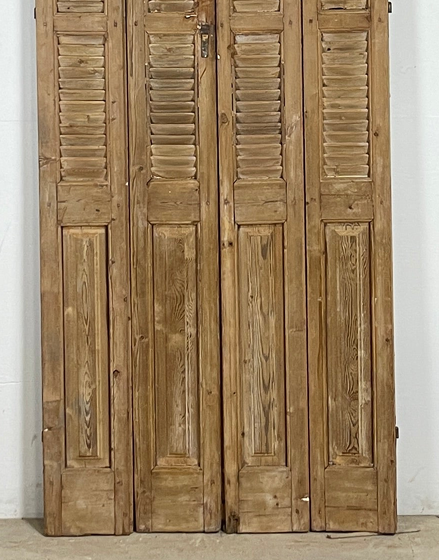 Antique French Shutters 4 piece (116x41) P998