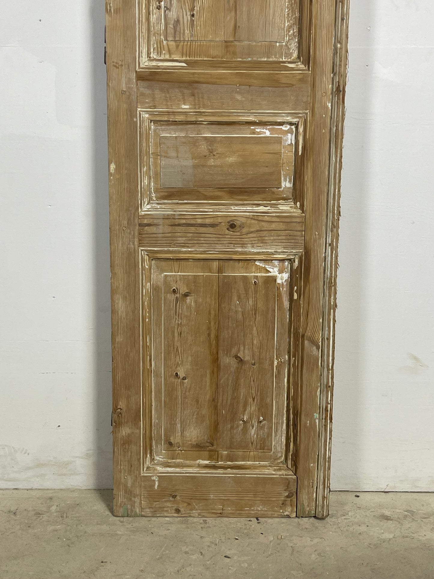 Antique French panel door (95x21.75) L373