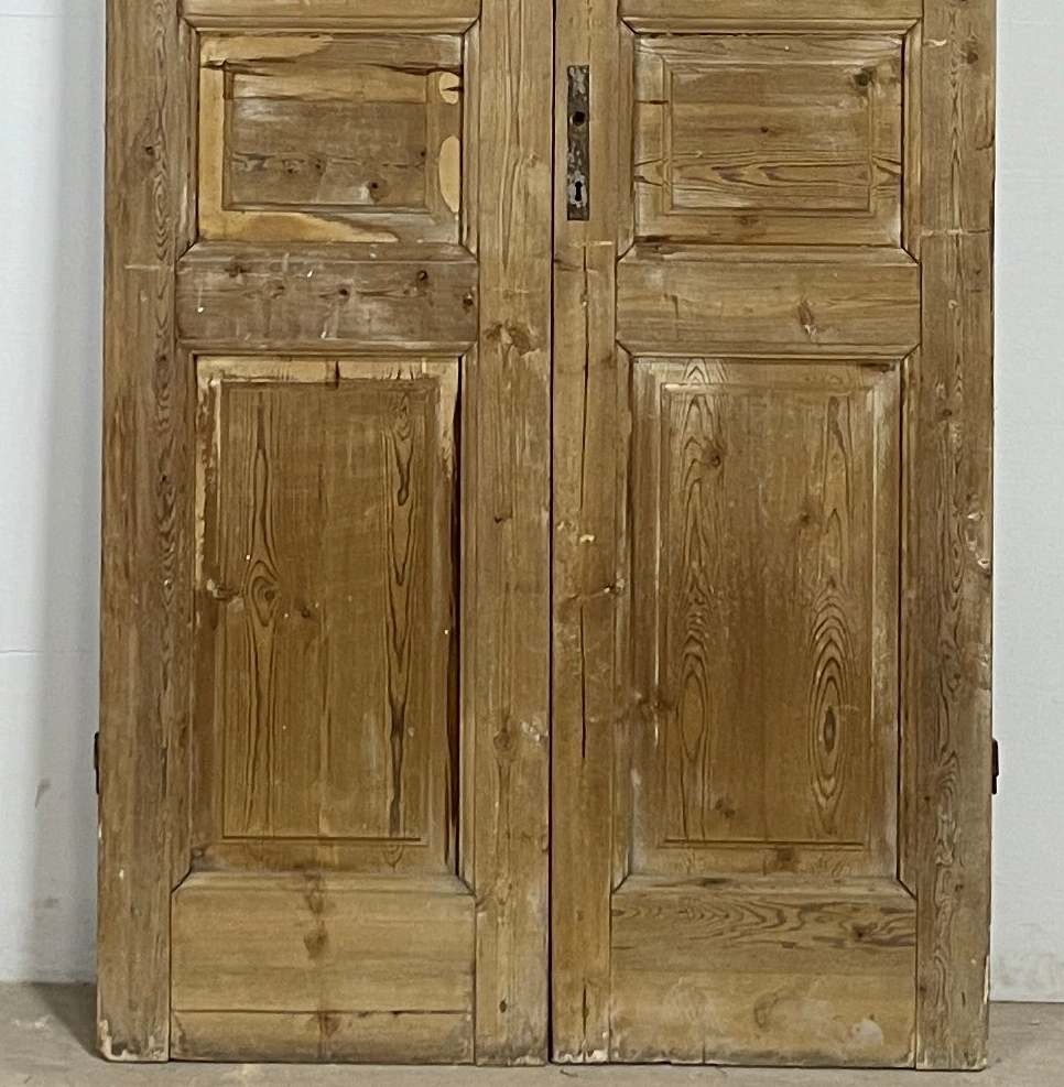 Antique French panel doors with Glass (101x41) P143