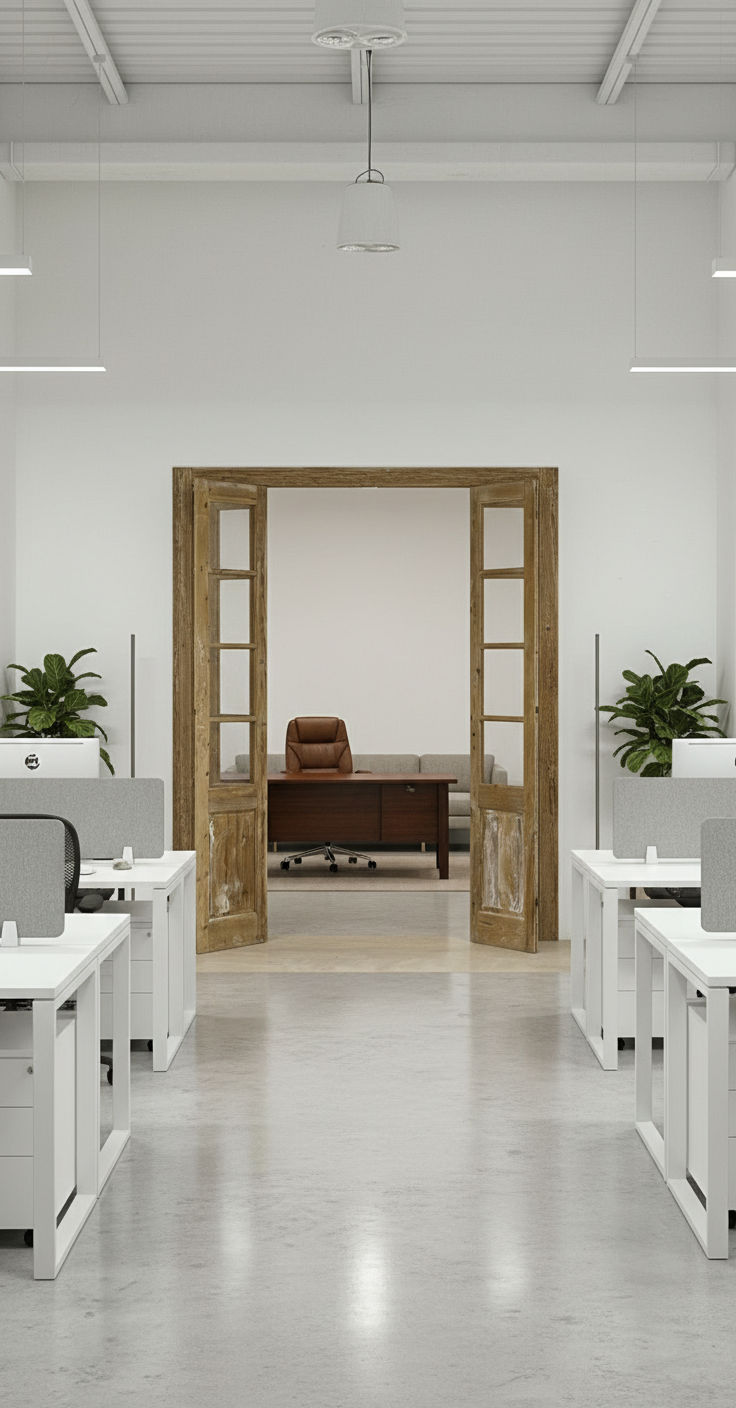 Antique French panel doors with Glass (99.5x43.5) P160