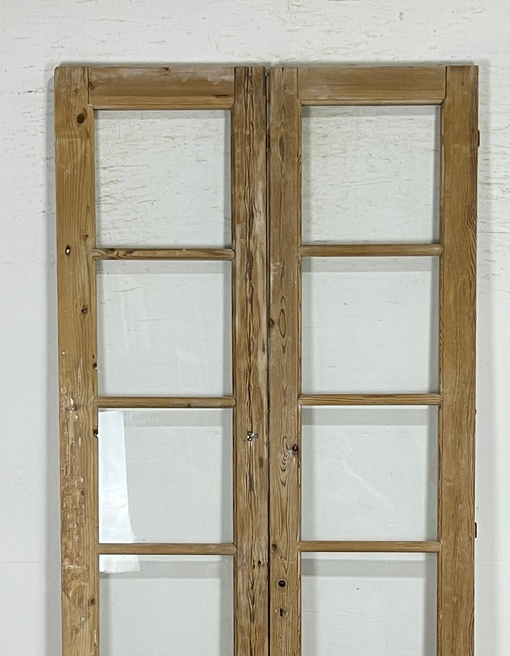 Antique French panel doors with Glass (99.5x43.5) P160