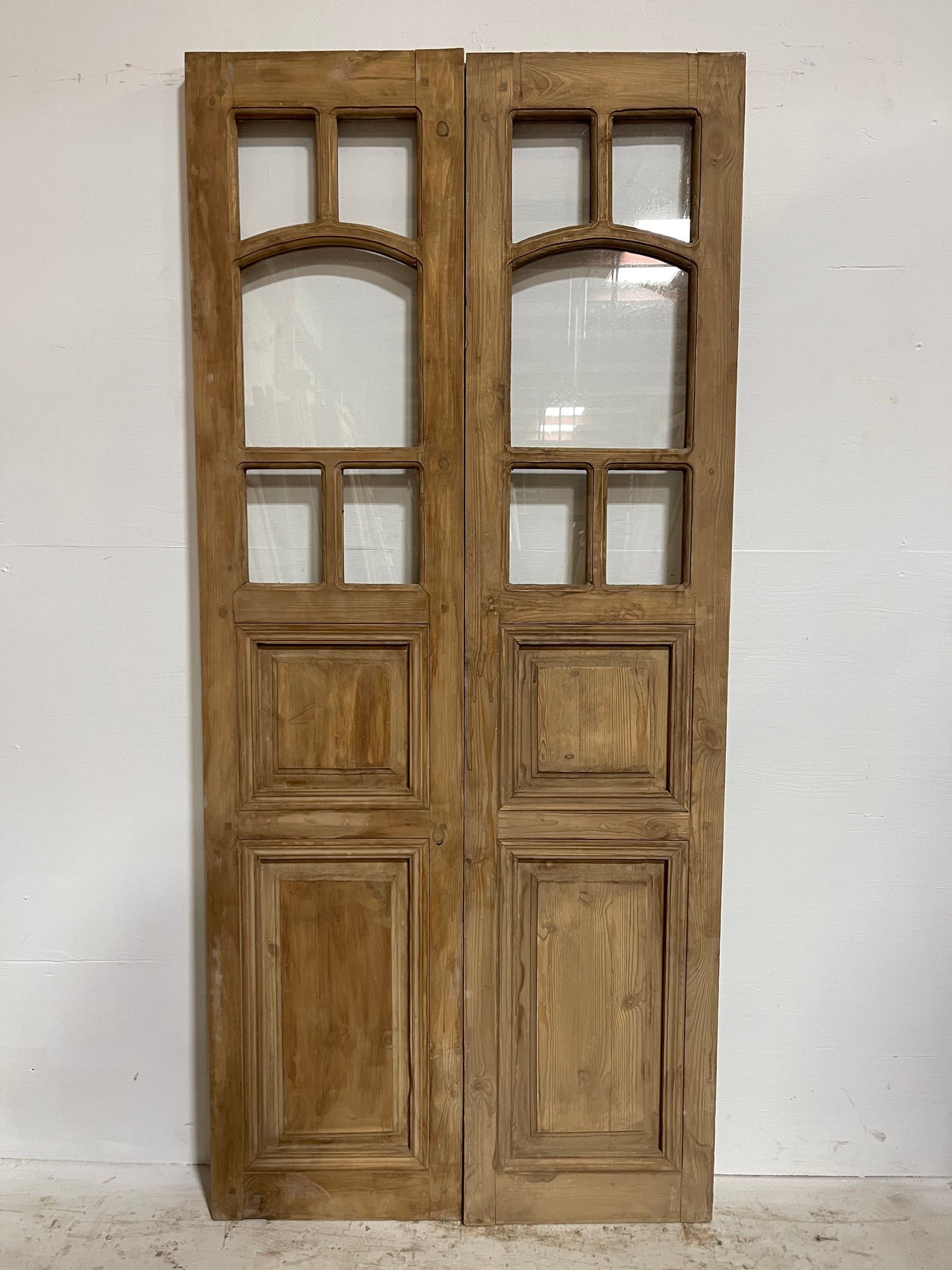French Panel door with Glass (80x36) J303