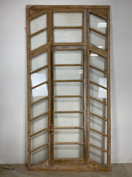 Antique French window wall piece (100.5x50.75) O991