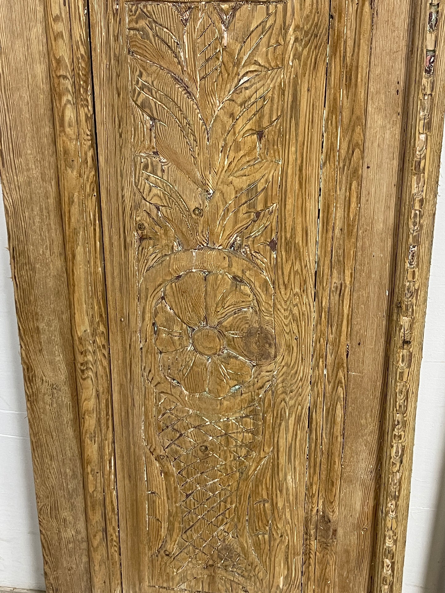 Antique French panel doors with Metal (100x47) P119
