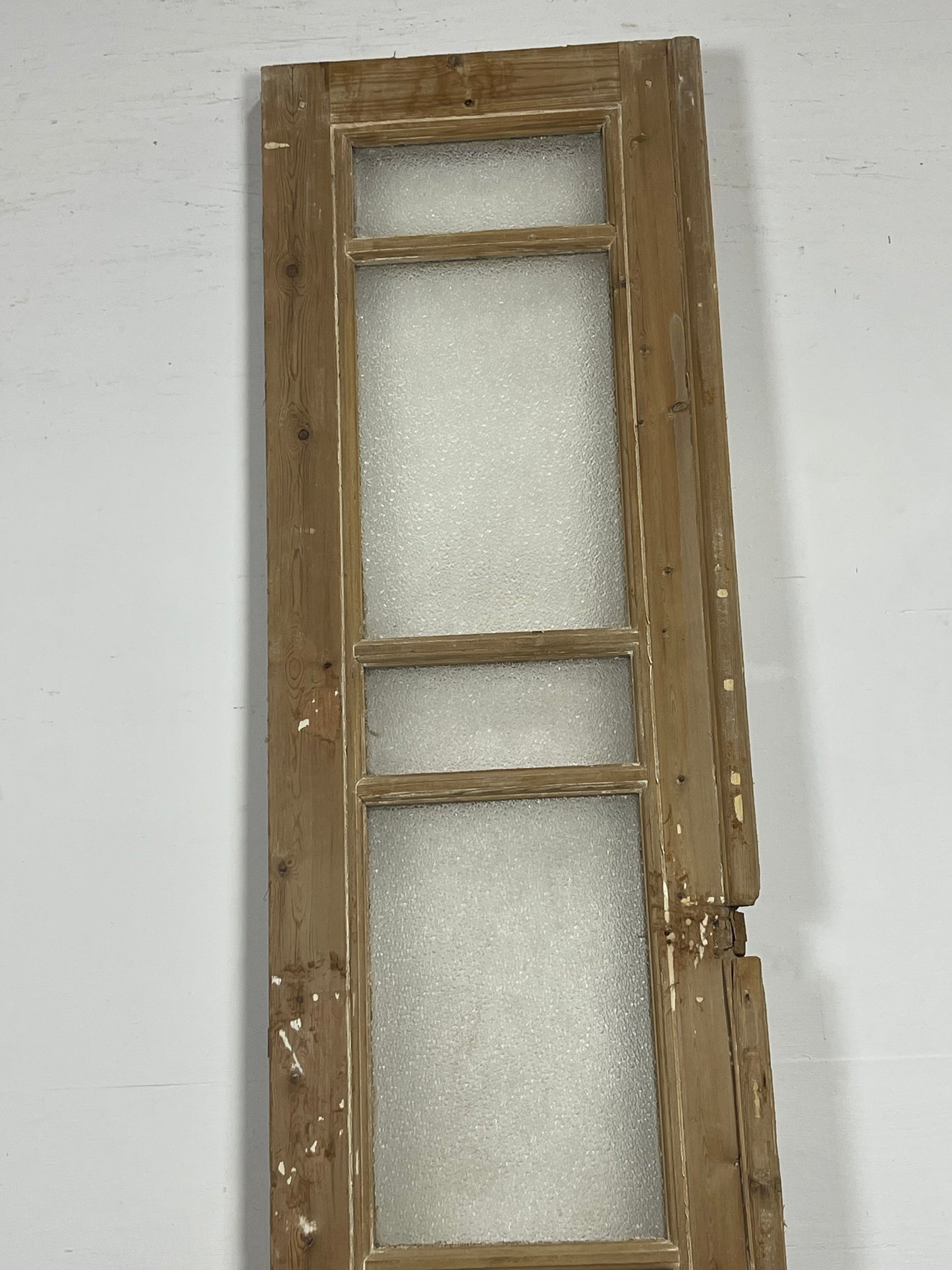 Antique French panel door (94x20) L374