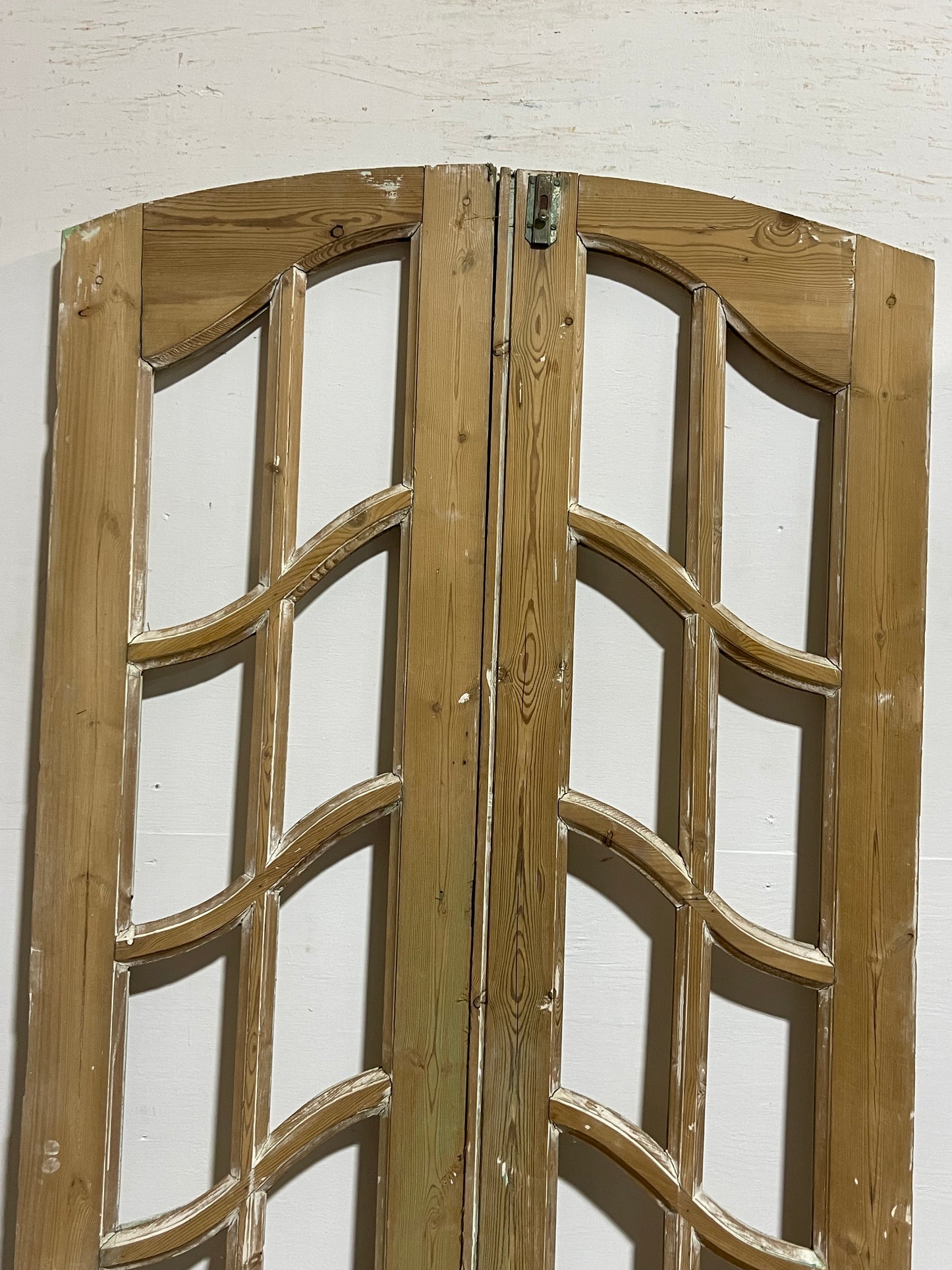 Antique French Panel Doors with glass (84.25x44) J921