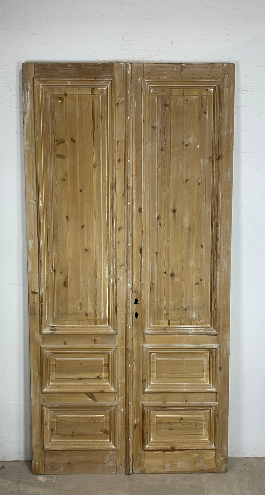 Antique French panel doors with Carvings (100 x 50) P48
